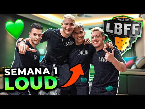 ESTREIA INCRÍVEL DA LOUD NA LIGA BRASILEIRA DE FREE FIRE!!