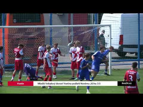Vsetín:  Mladší fotbalový dorost Vsetína podlehl Novému Jičínu 3:5