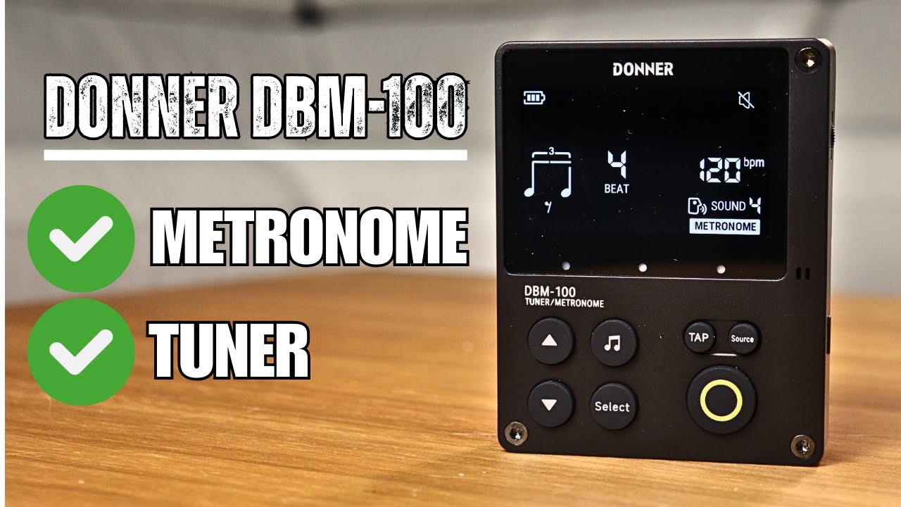 Is the DBM-100 Any Good? Donner DBM-100 Metronome And Tuner - YouTube