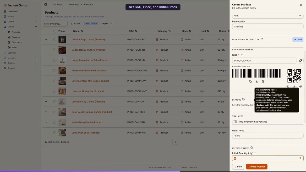 How to Add Your First Product — video tutorial thumbnail