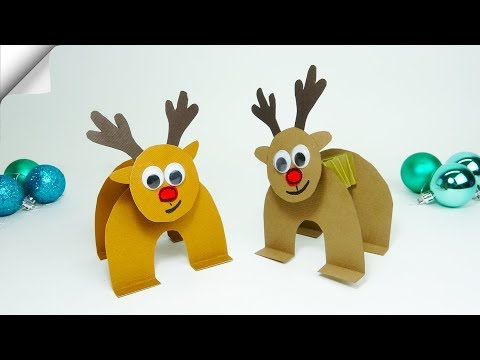DIY paper crafts Paper toys Christmas crafts deer