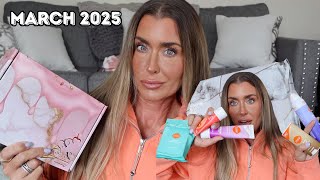 Eyescream Beauty Box March 2025 | Unboxing and SOME swatches | Hotmess Momma md