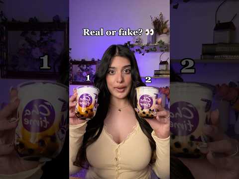 Did you guess right? 🧋 #asmr