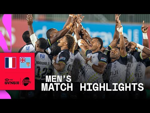 Fiji RACE to third place 🙌 | France v Fiji | HSBC SVNS Dubai 2025 | Men's 3rd Place Highlights