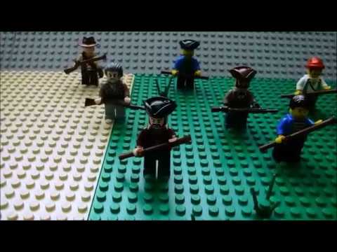 Lego Revolutionary War: Battle Of Lexington (Stop Motion)