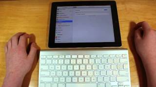 How to Connect Pair a Bluetooth Wireless Keyboard to your iPad