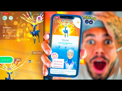 XERNEAS LUCKY 100% EU REALMENTE CONSEGUI - POKEMON GO | Cris |