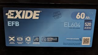 Mazda 3 EFB Battery Replacement