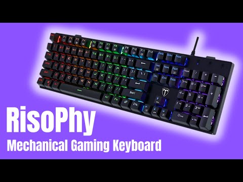 wegear Mechanical Gaming Keyboard with Blue Switch, 104-Key Full Size RGB Backlit Wired Keyboard（11 Modes, Anti-Ghosting, Double-Shot ABS Keycaps, Lighted Computer Key-Board for PC Windows-Black video review thumbnail