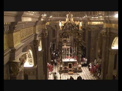 "Georgius natus est" at St George's Basilica - 23/04/2009