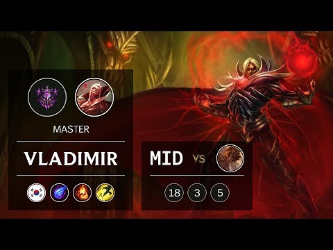 Vladimir Mid vs Taliyah - KR Master Patch 9.6