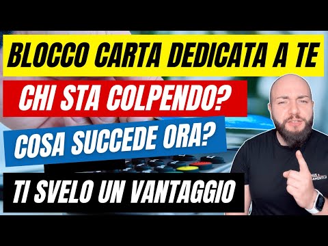 Carta Dedicata a te 2024 bloccata: iniziano i primi problemi sui pagamenti