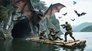Download lagu 🦇🌊💥Mutant bats attacked mercenaries on a raft over the lake! | Snake Girl | YOUKU MONSTER MOVIE mp3