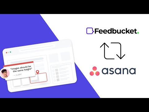 Video explaining how Feedbuckets visual feedback tool integrates with Asana