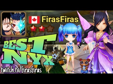 NEW Twitch Streamer FirasFiras plays with Nyx & Anavel  - Summoners War