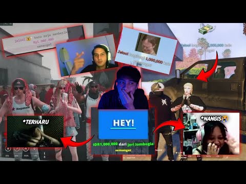 KETIKA JELOOL BAGI BAGI KE STREAMER HOPE INDONESIA RP1.000.000, SAMPE NANGIS DAN TERHARU #HOPESOLID