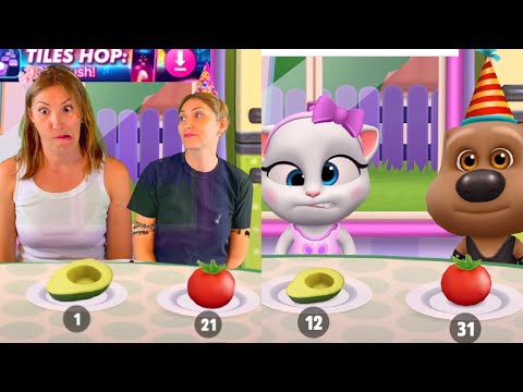 Repeat After Talking Tom and Friends Challenge  Tom Andgela and Me