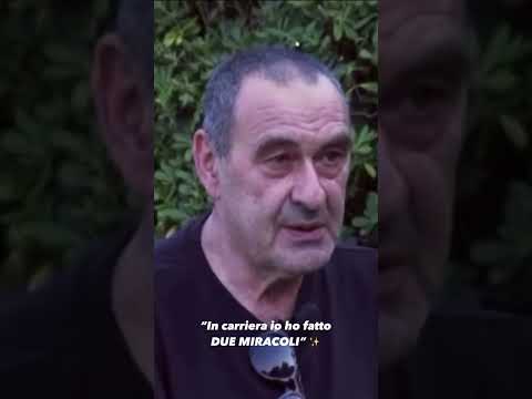 Maurizio Sarri interviewed with Sportitalia: "Winning the Scudetto with Juve and finishing second...