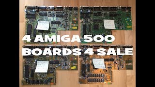4 Commodore AMIGA 500 Boards 4 Sale