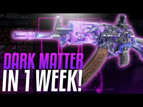 How To Get Dark Matter Camo In 1 Week