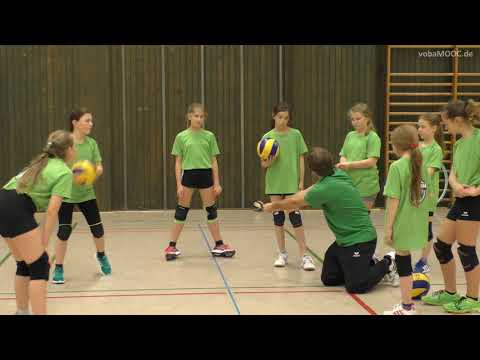 Verschiedene Übungsformen zur Verbesserung des unteren Zuspiels (Bagger) - proWIN Volleys TV Holz