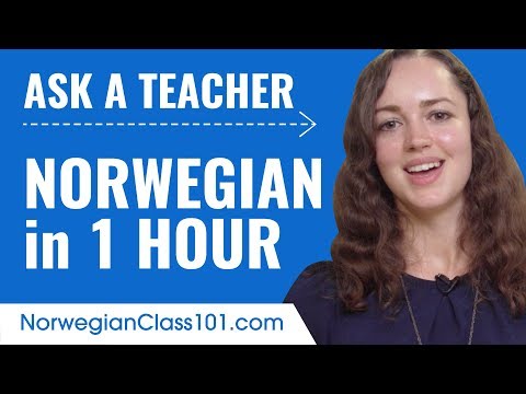 Learn Norwegian in 1 Hour - ALL of Your Absolute Beginner Questions Answered!