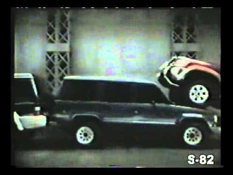 PROPAGANDA COMERCIAL NISSAN PATROL TOYOTA LAND CRUISER MITSUBISHI PAJERO HOLDEN AUSTRALA 1998