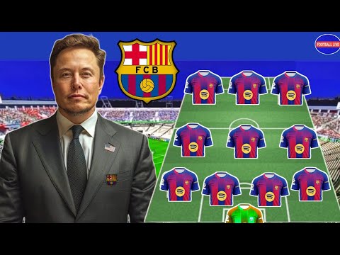 Barcelona's New Owner Elon Musk 🙀 Elon Musk's Dream XI For Barcelona 🔥 Barcelona News l Barcelona