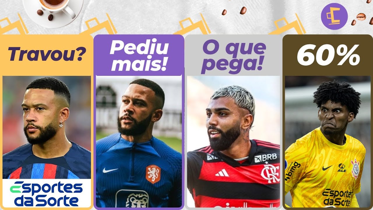 Exclusivo: Patrocinador trava negócio Depay no Corinthians l Depay pediu + grana l Gabigol fechado?
