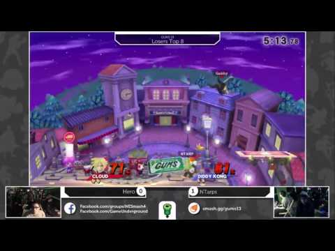 GUMS 13 Singles (Loser's Top 8) - Hero (Cloud) vs NTarps (Diddy/Cloud)