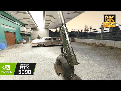 Playing Cyberpunk 2077 with Tactical Mode on RTX 5090 and New Ultra Realistic DreamPunk Graphics