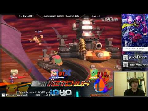 LFs: Robin (Diddy Kong, Ike) vs. Kiwi (Pac-Man, Kirby)