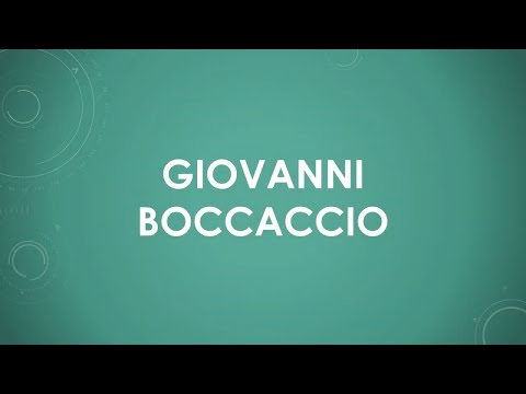 Giovanni Boccaccio einfach und kurz erklärt