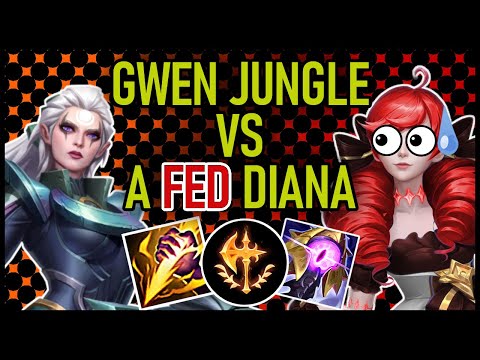 Gwen jungle vs Diana jungle! Masters gameplay!