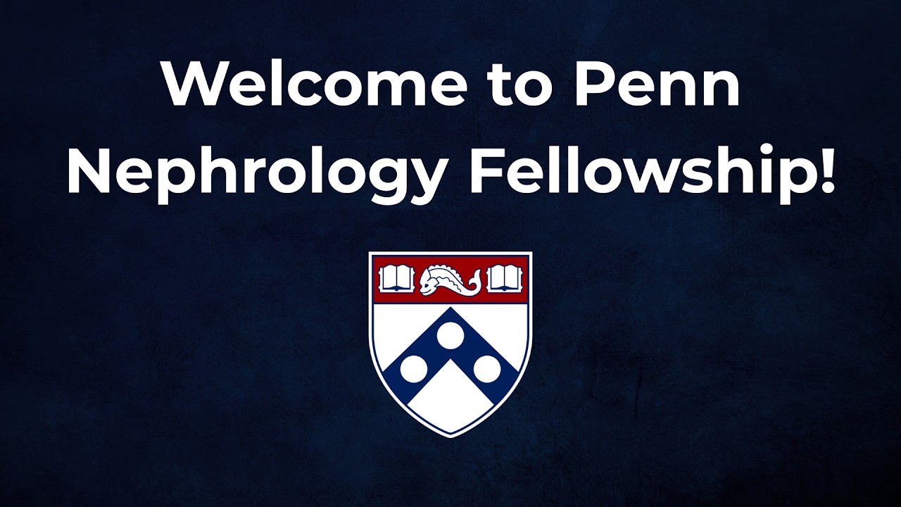 Watch video titled A Look Inside Penn Nephrology Fellowship on YouTube