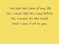 Dirty Dancing- Time of my life with lyrics 