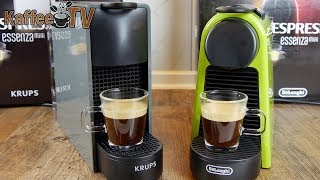 Nespresso Essenza Mini: Vergleich der Krups- und De'Longhi Variante