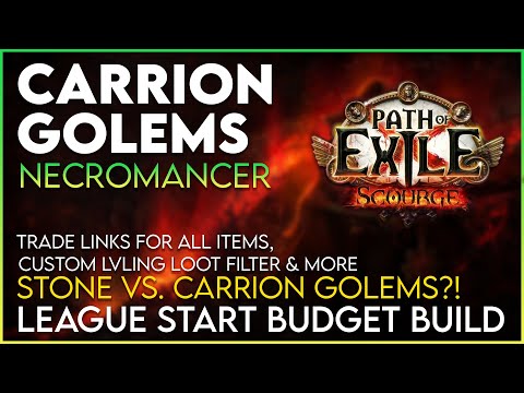 Carrion Golem League Starter Build Guide for Scourge League