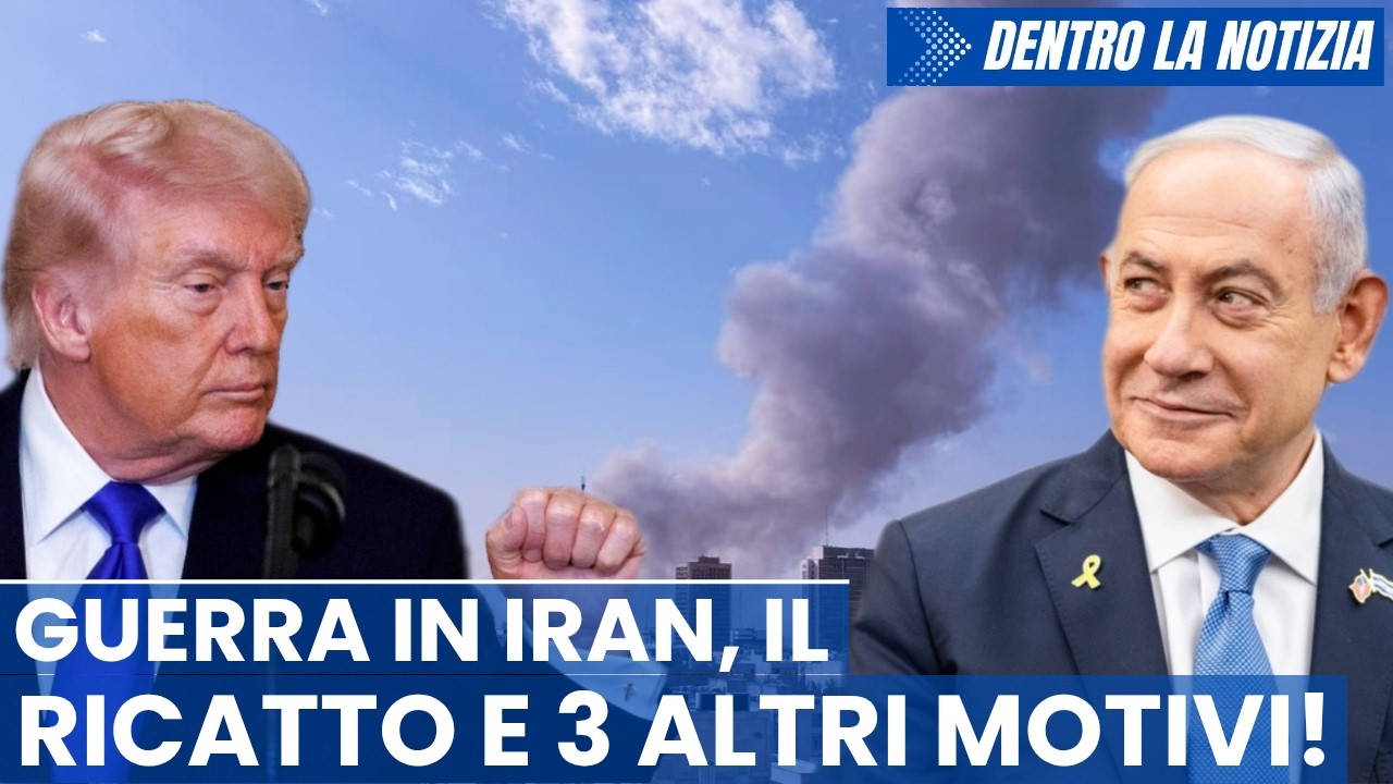 Guerra in Iran! Il ricatto nucleare di Israele a Trump! 4 reali obbiettivi di Trump! Cosa rischiamo!