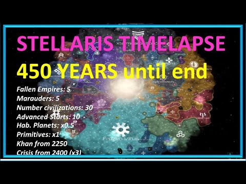 Stellaris 450 year timelapse until end
