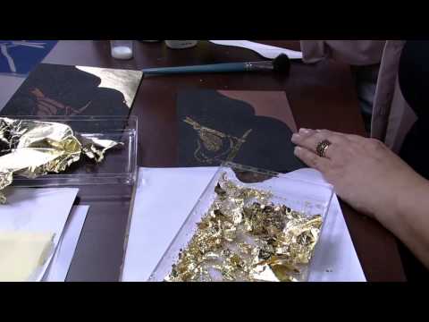 Mulher.com 07/05/2015 Célia Bonomi - Folheação a ouro sobre madeira Parte 2/2