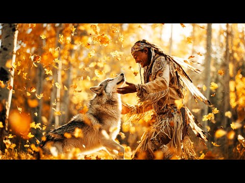 🍂 Autumn Dance of the Wolf🐺Native American Flute & Drums for Deep Healing Meditation
