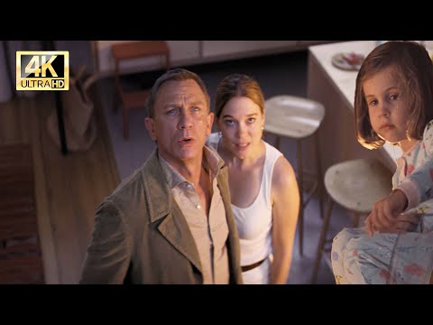 James Bond Meets His Daughter "Mathilde" For The First Time In No Time to Die | 4K Movie Clips