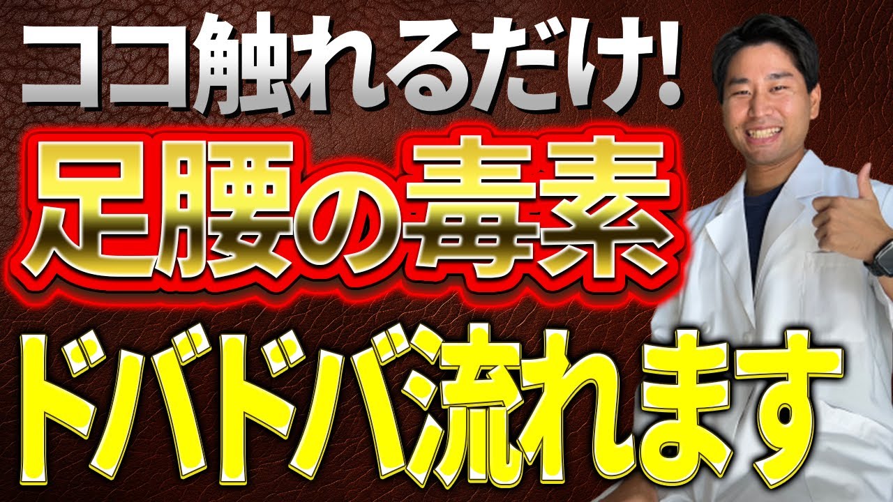 【脊柱管狭窄症と変形性膝関節症】←触れるだけで足腰の老廃物が滝のように流れます 修正mp4