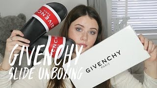 GIVENCHY SLIDES | DESIGNER UNBOXING !! | KIRSTEN