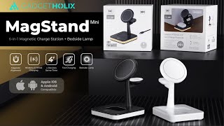  6-in-1 Magstand Mini Magnetic Charge Station + Bedside Lamp