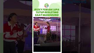 Duet Sepanggung Dengan Mahalini, Rizky Febian Lupa Tutup Resleting, Netizen: Kocak, Lini Nahan Tawa