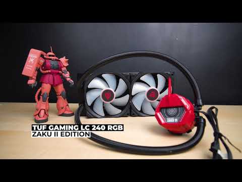 ASUS TUF GAMING LC 240 RGB ZAKU II Edition AIO Liquid CPU Cooler