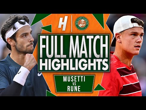 Lorenzo Musetti vs Holger Rune - FULL Match Highlights - Fourth Round | Roland Garros 2025