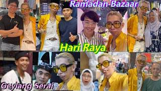 Geylang Serai Bazaar Celebrating Hari Raya Ramadan Fasting Month. Nice Food & Handsome Abang Spotted